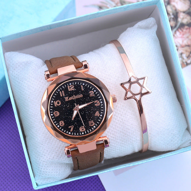 Top Sale Starry Sky Women Bracelet Watches Casual Ladies Wrist Watch Quartz Wristwatch Female Clock reloj mujer Relogio Feminino