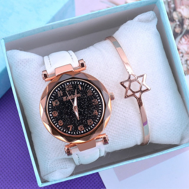Top Sale Starry Sky Women Bracelet Watches Casual Ladies Wrist Watch Quartz Wristwatch Female Clock reloj mujer Relogio Feminino
