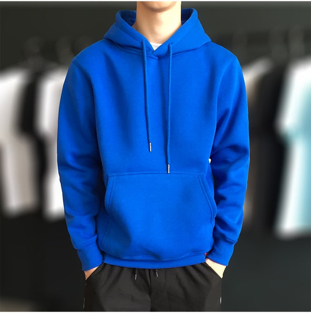 2020 New Hoodies male Long sleeve men sport hoodies Pure color  hoodie Student youth hoodie Interesting cotton clothes harajuku