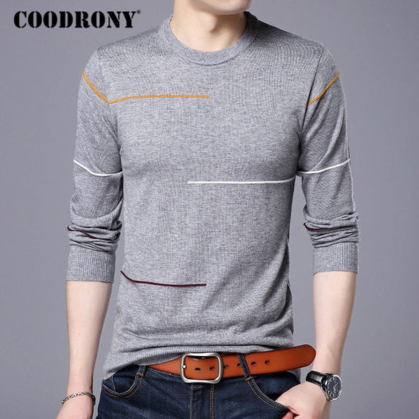 COODRONY Cashmere Wool Sweater Men Brand Clothing 2020 Autumn Winter New Arrival Slim Warm Sweaters O-Neck Pullover Men Top 7137