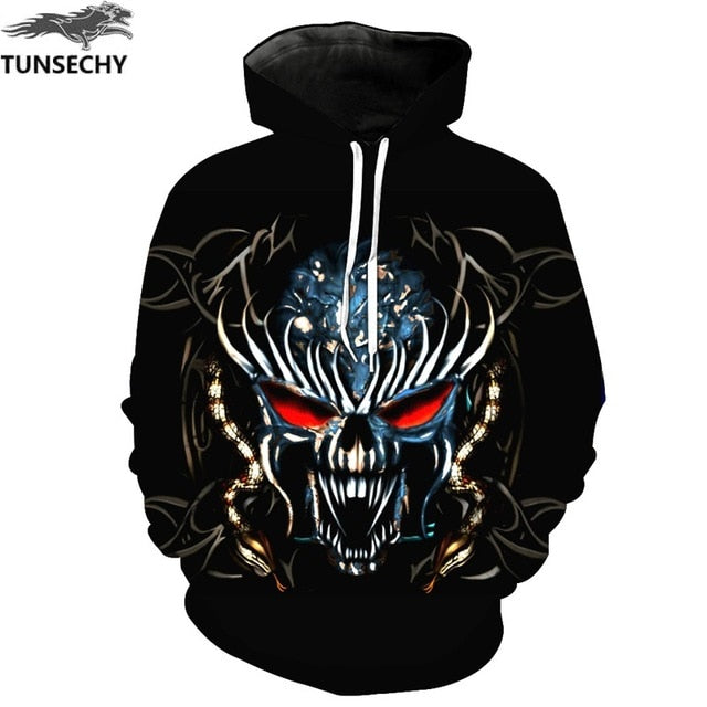TUNSECHY New Sweatshirts Men Brand Hoodies Men Joker 3D Printing Hoodie Male Casual Tracksuits Size S-XXXL Wholesale and retail